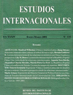 												View Vol. 34 No. 133 (2001): Enero - Marzo
											